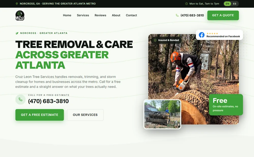 Tree Service website